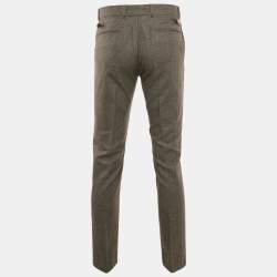 Louis Vuitton Dark Grey Wool Trousers M