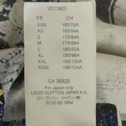 Pre Owned Louis Vuitton Blue DNA Tapestry Print Cotton Shirt M