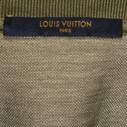 Louis Vuitton Olive Green Cotton Pique Polo T-Shirt L
