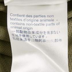 Louis Vuitton Olive Green Cotton Pique Polo T-Shirt L
