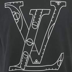 Louis Vuitton x NBA Black Print Cotton T-Shirt M