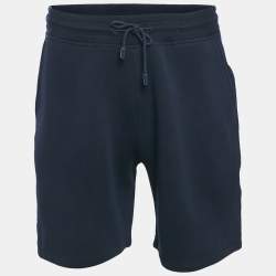 Louis Vuitton Staple Edition Navy Blue Jersey Drawstring Shorts L