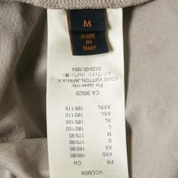 Pre Owned تي شيرت لوي فيتون قطن أسود بنقوش متدرجة مقاس كبير - لارج