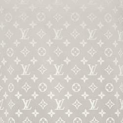 Pre Owned تي شيرت لوي فيتون قطن أسود بنقوش متدرجة مقاس كبير - لارج