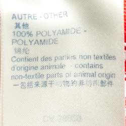 Pre Owned Louis Vuitton X Fornasetti Red Roman Bust Knit Hooded Jumper S