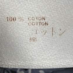 Pre Owned Louis Vuitton Blue Bandana Print Cotton Long Sleeve Shirt S