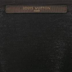 Pre Owned Louis Vuitton Brown Damier Jersey Raglan Sleeve T-Shirt XL
