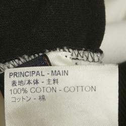 Pre Owned هودي قطن مونوغرام مونوكروم لويس فيتون مقاس كبير