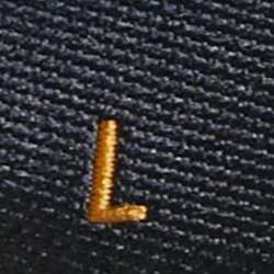 Pre Owned Louis Vuitton Black LV Intarsia Rib Knit Cardigan L