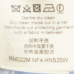 Pre Owned Louis Vuitton Blue LV Damier Spread Print Cotton Shirt L