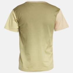 Pre Owned Louis Vuitton Multicolor Gradient LV Circle Cotton T-Shirt S