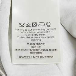 Pre Owned Louis Vuitton Multicolor Gradient LV Circle Cotton T-Shirt S