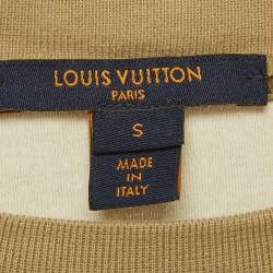 Pre Owned Louis Vuitton Multicolor Gradient LV Circle Cotton T-Shirt S