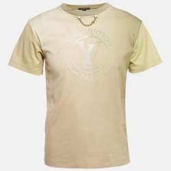 Pre Owned Louis Vuitton Multicolor Gradient LV Circle Cotton T-Shirt S