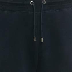 مملوكة مسبقًا بنطلون لويس فيتون أزرق كحلي قطن تريكو جوجرز متوسط