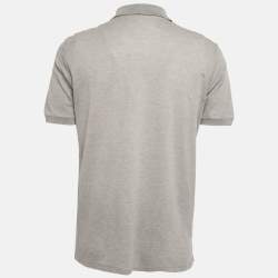 مملوكة مسبقًا تـي شـيـرت لـوي فـيـتـون قـطـن بـيـكـي رمـادي مـقـاس كـبـيـر