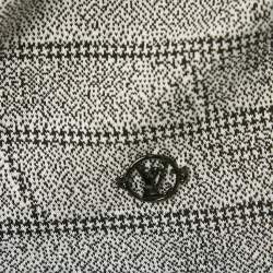 Pre Owned Louis Vuitton Black Oz Brick Road Pattern Jacquard Knit T-Shirt XS