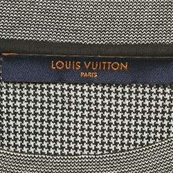 Pre Owned Louis Vuitton Black Oz Brick Road Pattern Jacquard Knit T-Shirt XS
