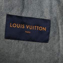 مملوكة مسبقًا جاکيت لوی فيتون دنيم أزرق مونوغرام مقاس كبير (لارج)