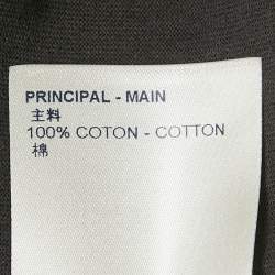 مملوكة مسبقًا تي شيرت لوي فيتون تي شيرت رمادي داميير قماش جيرسي مقاس كبير (لارج) 