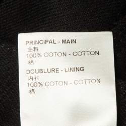 Pre Owned بنطلون جينز عامل لوي فيتون باتش مونوغرام أسود دينم مقاس متوسط - خصر 30"