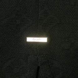 Pre Owned تي شيرت جيب ثلاثي الأبعاد لوي فيتون قطن بنقوش أحادية اللون أسود مقاس كبير - لارج