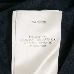 Pre Owned Louis Vuitton Blue Cotton Jersey Crewneck T-Shirt XL