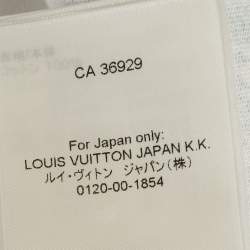 Pre Owned Louis Vuitton x Yayoi Kusama White Pumpkin Print Jersey T-Shirt M