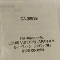 Pre Owned Louis Vuitton White Rainbow Print Jersey Crewneck T-Shirt M