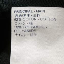 Pre Owned Louis Vuitton Black Cotton Knit Joggers L