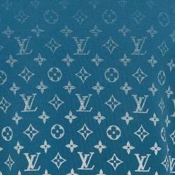 Pre Owned Louis Vuitton Blue Monogram Print Gradient Cotton T-Shirt XL