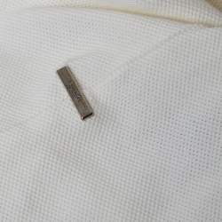 Pre Owned Louis Vuitton White Damier Jersey Crewneck T-Shirt XL