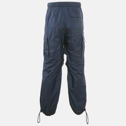 Pre Owned بنطلون كارغو نيلون لويس فيتون أزرق مقاس ضخم XL