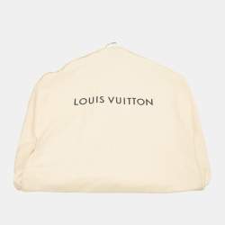 Pre Owned بدلة سروال صوف منقوشة لون كحلي من لويس فويتون مقاس كبير (لارج)