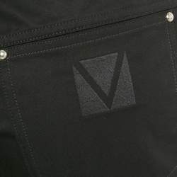 Pre Owned بنطلون لويس فيتون قماش قطن أسود مقاس كبير - لارج