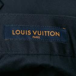 مملوكة مسبقًا Louis Vuitton Navy Blue Cotton Short XS