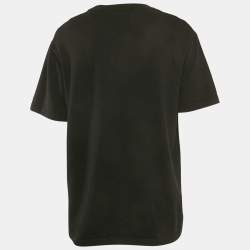 Pre Owned تي شيرت لوي فيتون جيرسي دامير أبيض برقبة مستديرة مقاس صغير