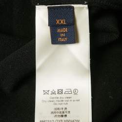 Pre Owned تي شيرت لوي فيتون جيرسي دامير أبيض برقبة مستديرة مقاس صغير