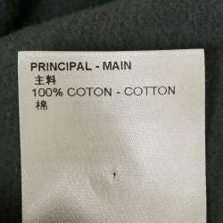 Pre Owned Louis Vuitton Grey Damier Spread Print Cotton Sweatshirt L