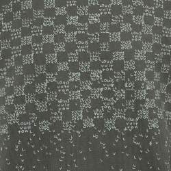 Pre Owned Louis Vuitton Grey Damier Spread Print Cotton Sweatshirt L