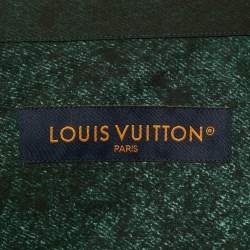 Pre Owned Louis Vuitton Green Cotton Graphic Monogram Long Sleeve Shirt M