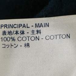 Pre Owned سترة لوي فيتون صوف أزرق كحلي مزودة بسحاب مقاس متوسط - ميديم