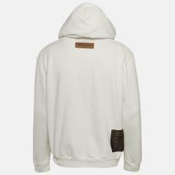 مملوكة مسبقًا Louis Vuitton White Cotton Hoodie XL