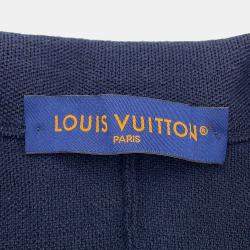مملوكة مسبقًا Louis Vuitton Monogram Jacket Size S Navy Wool 100%