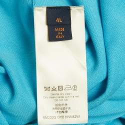 Pre Owned تي شيرت لوي فيتون جيرسي دامير أبيض برقبة مستديرة مقاس صغير