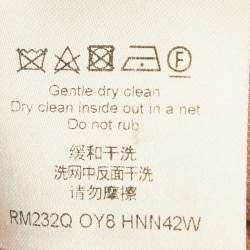 Pre Owned Louis Vuitton Orange LV Signature Pin Cotton Knit T-Shirt XXL