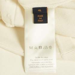 مملوكة مسبقًا Louis Vuitton White Monogram Gradient Sleeve Cotton T-Shirt 4L