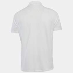 مملوكة مسبقًا تي شيرت لوي فيتون بولو بيكيه أصفر مقاس متوسط