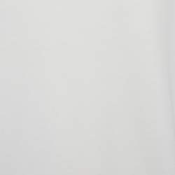 مملوكة مسبقًا Louis Vuitton White Logo Neck Jersey Long Sleeve T-Shirt L