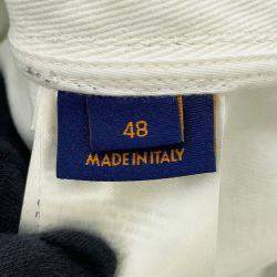 Pre Owned جاكيت جينز لويس فويتون رذاذ مقاس 48 أزرق/أبيض قطن 100٪   
